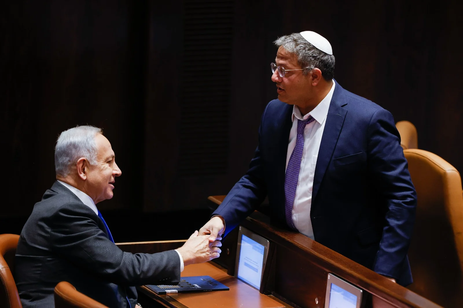 בנימין נתניהו ואיתמר בן גביר