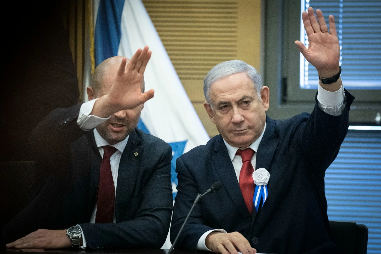 בנימין נתניהו ואמיר אוחנה