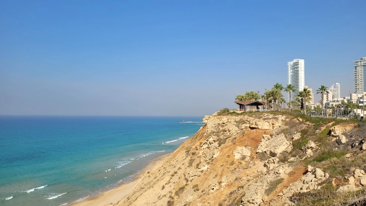 טיילת המצוק נתניה