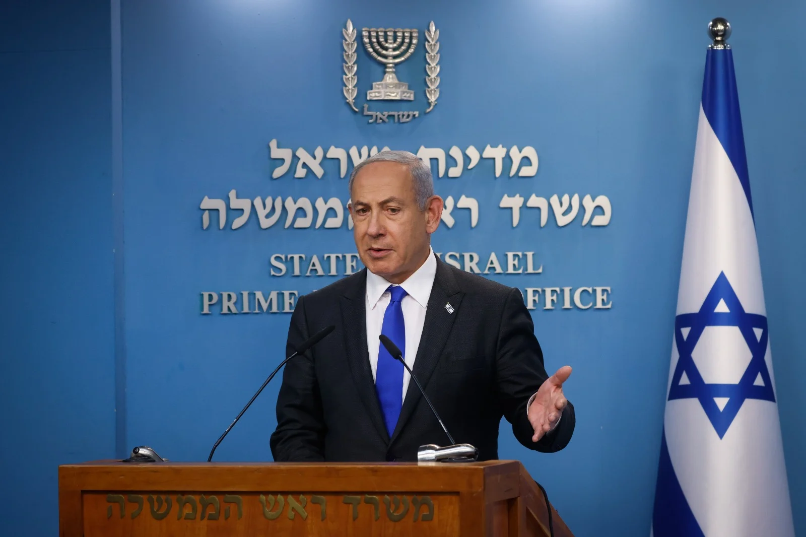 רה''מ בנימין נתניהו במסיבת עיתונאים