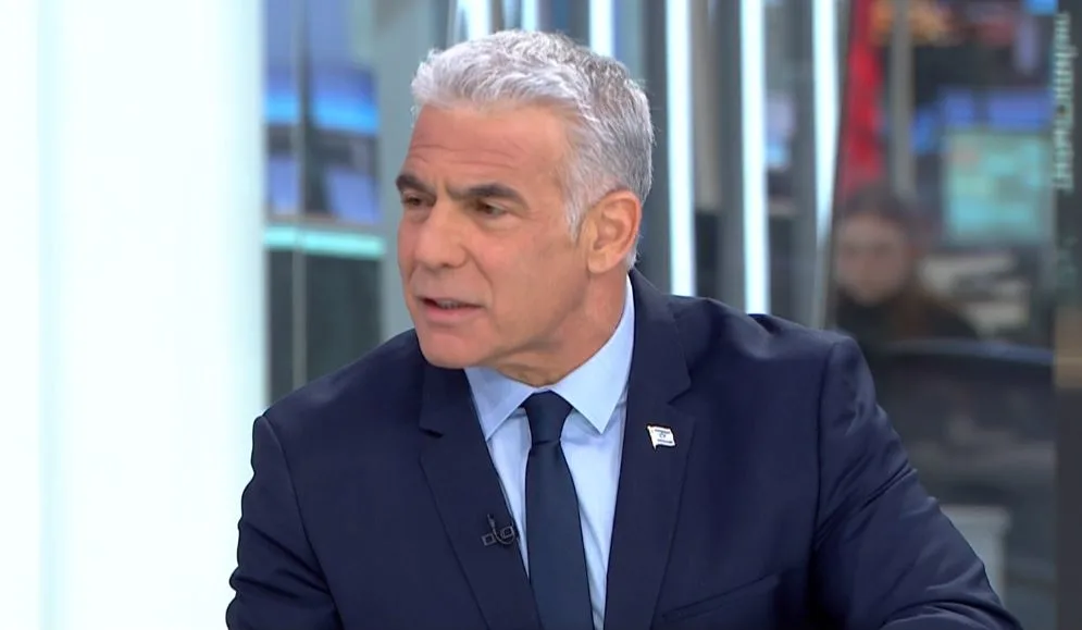 ראש האופוזיציה יאיר לפיד