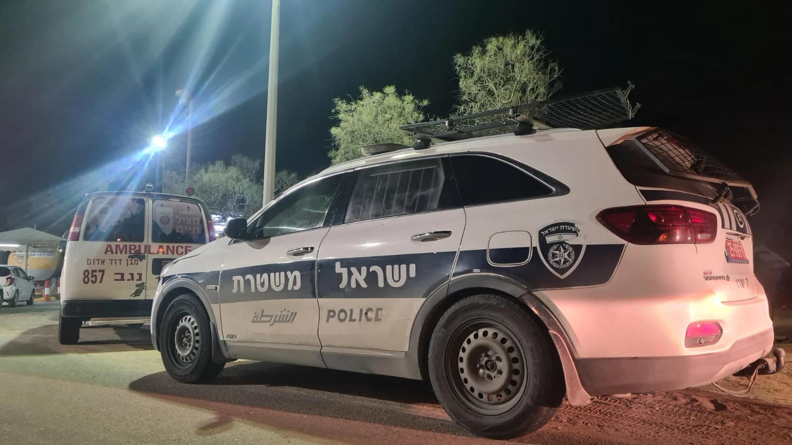 ניידת בנגב, אמבולנס בנגב, זירת הרצח בפזורה הבדואית בנגב