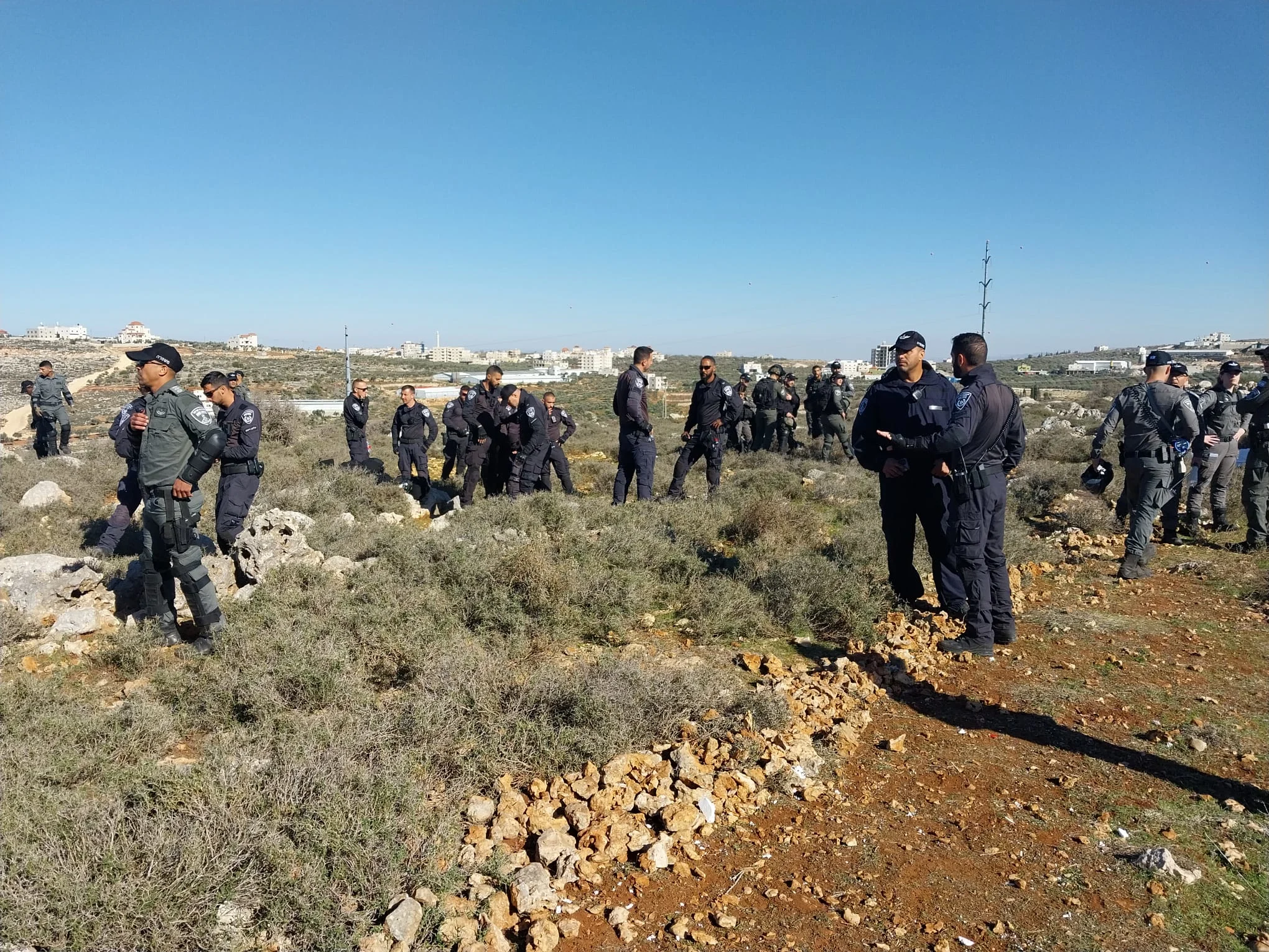 פינוי המאחז אור חיים שהוקם בשומרון לזכר הרב דרוקמן