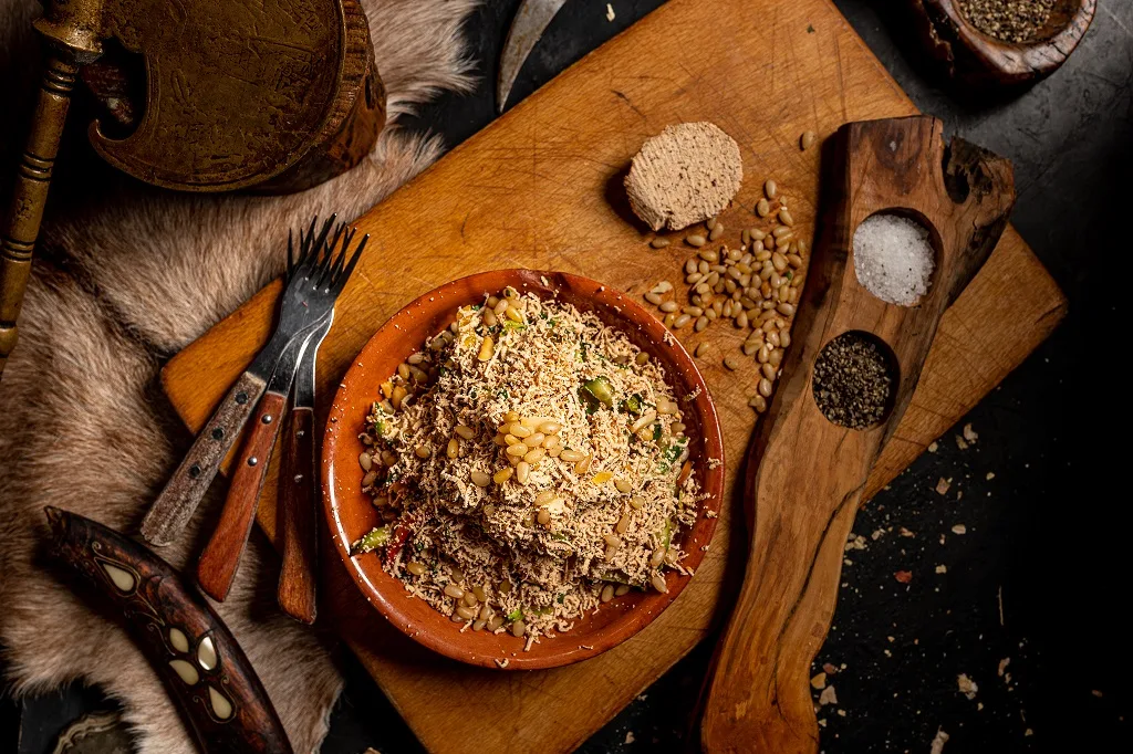 סלט שנקליש במסעדת בית הצייד