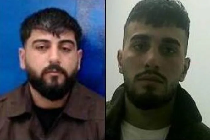 מוחמד יזן ג'אבר (מימין) ובלאם זיד