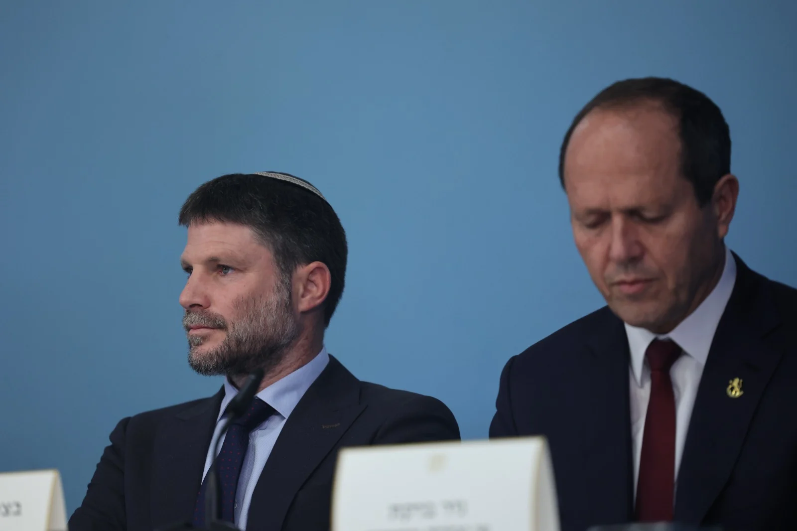 שר הכלכלה ניר ברקת ושר האוצר בצלאל סמוטריץ'
