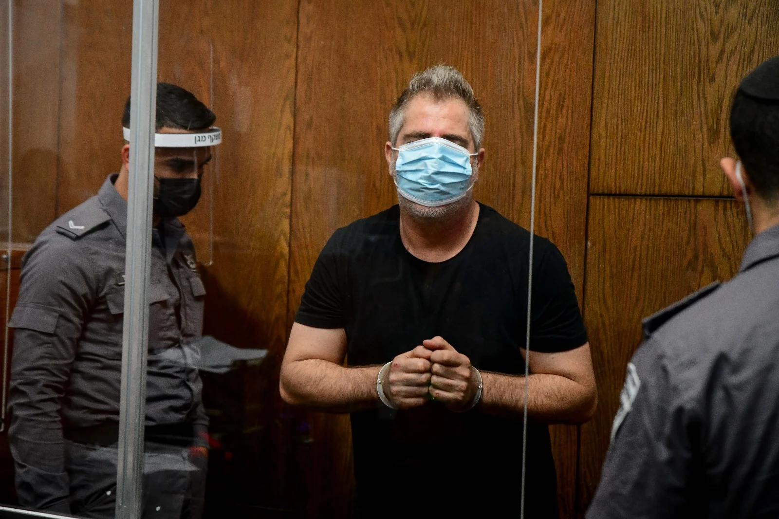 ערן אזולאי בבית המשפט. ספטמבר 2021