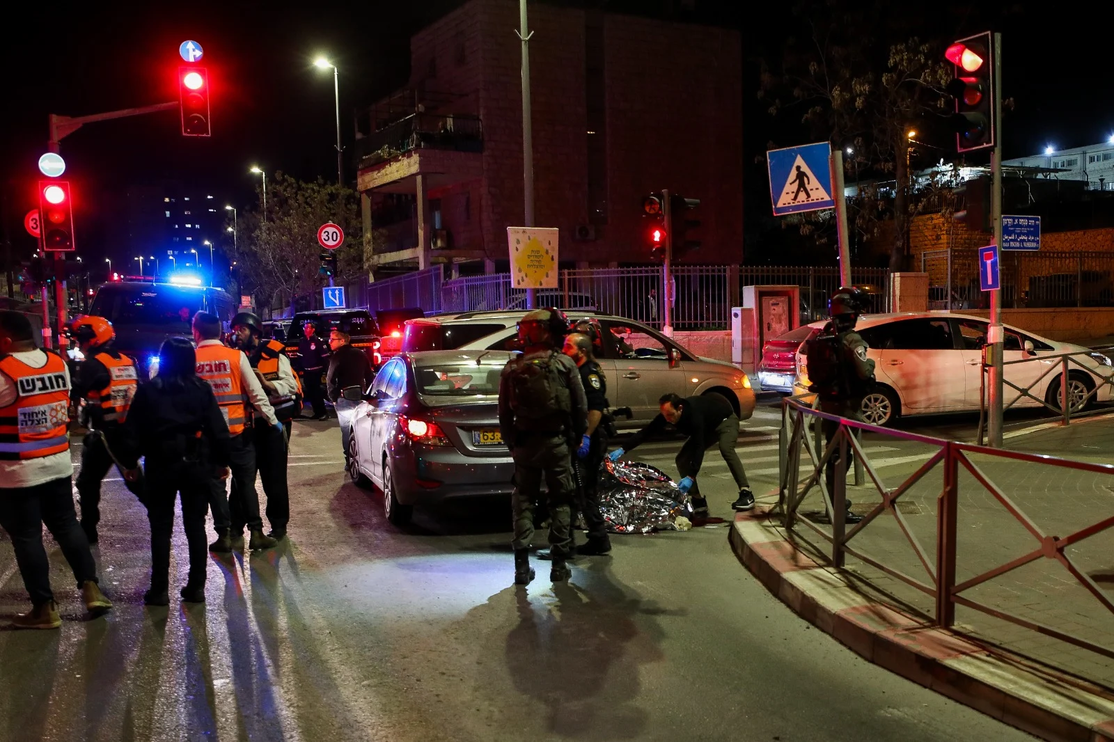 זירת הפיגוע בירושלים