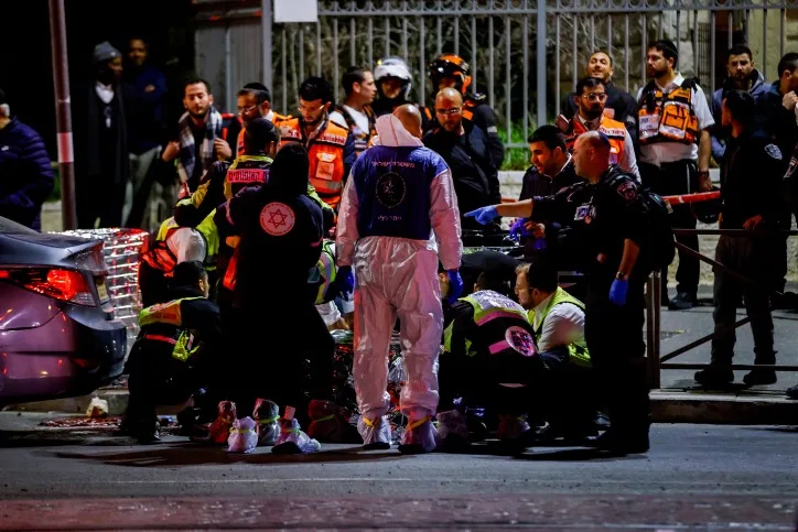 זירת הפיגוע בשכונת נווה יעקב בירושלים