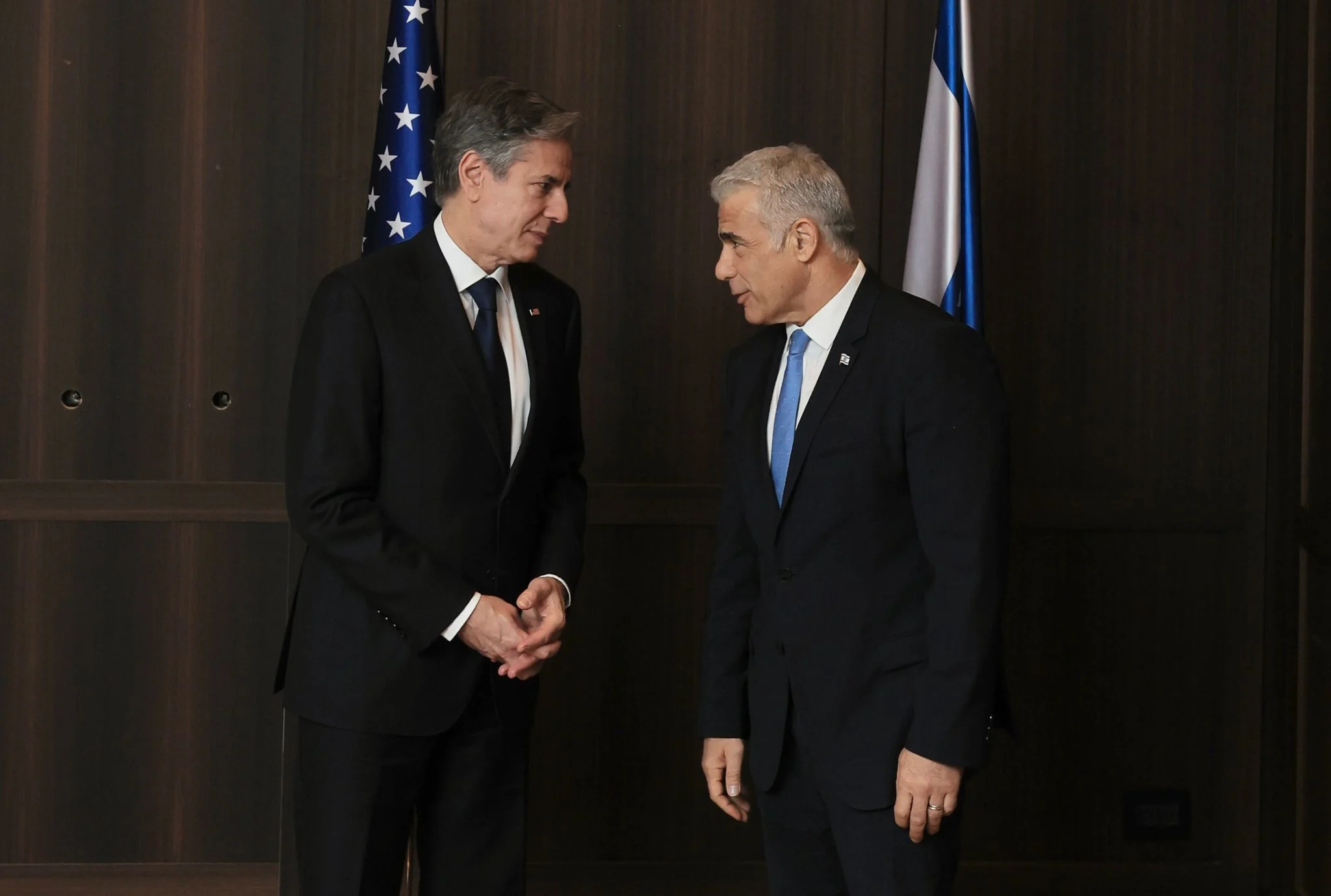 אנתוני בלינקן ויאיר לפיד