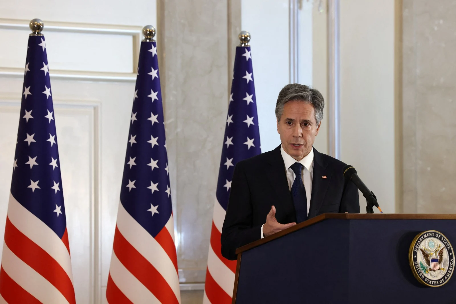 מזכיר המדינה האמריקני אנתוני בלינקן