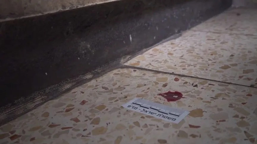 זירת הרצח של נתנאל אהרון בראשון לציון