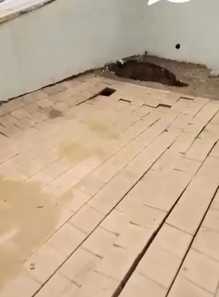בולען נפער בגן ילדים בבית שמש