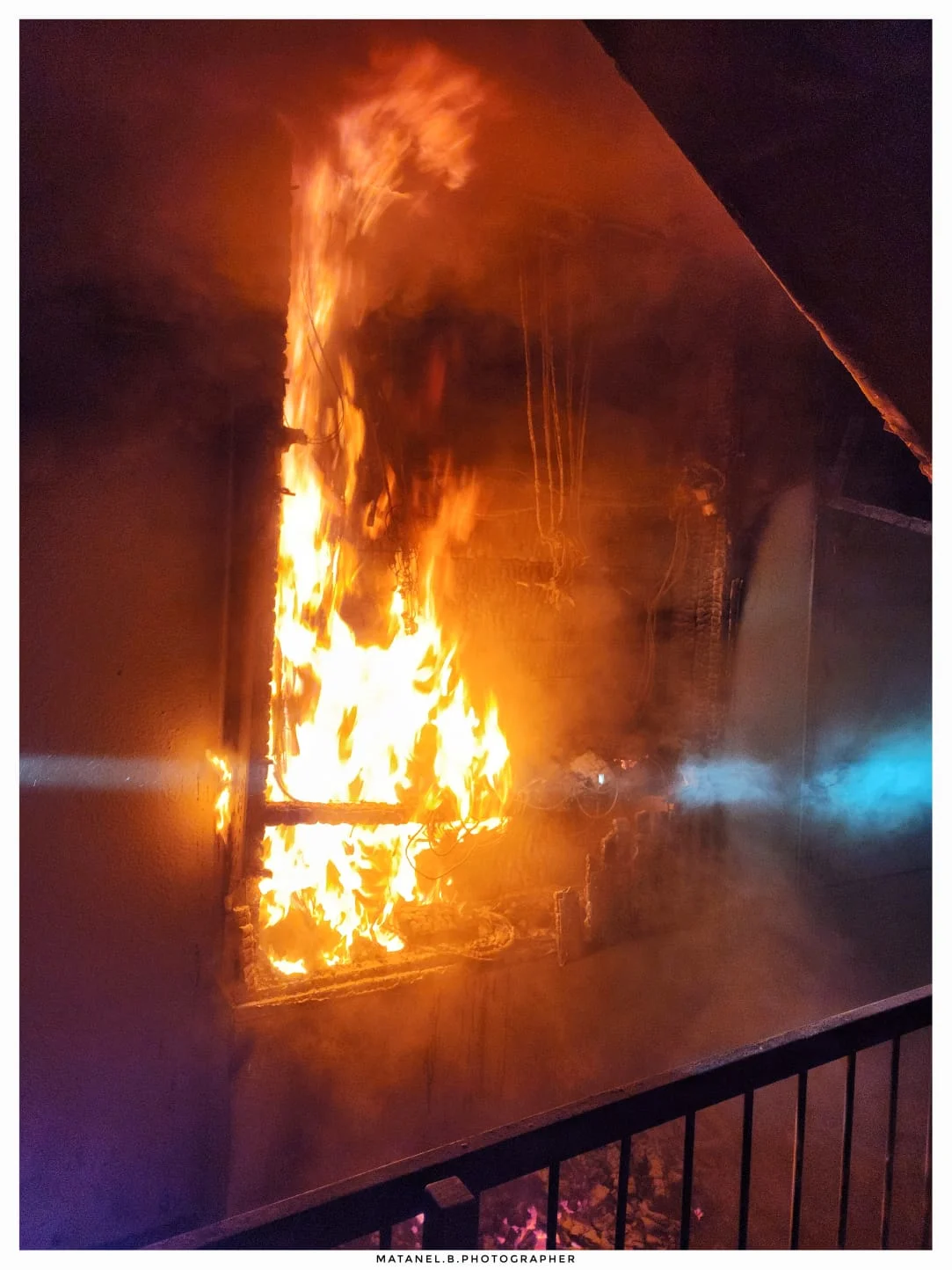 השריפה בבאר שבע