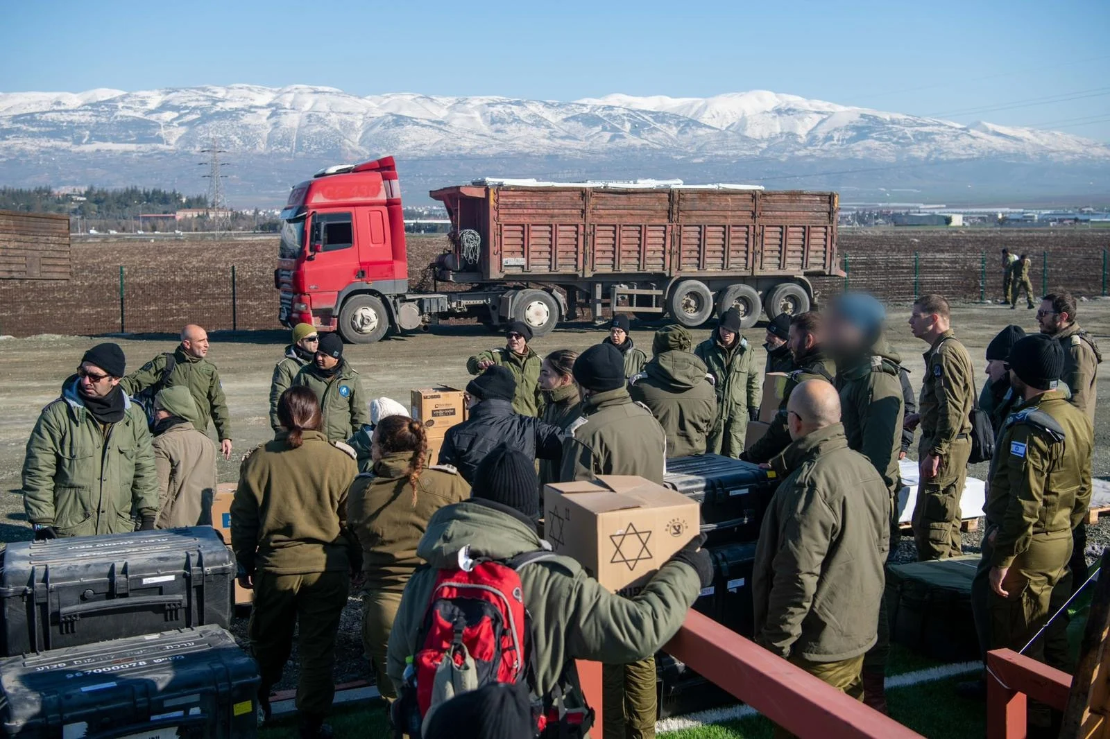 צה''ל הקים מחנה ראשון בקהרמאנמרש שבדרום בטורקיה
