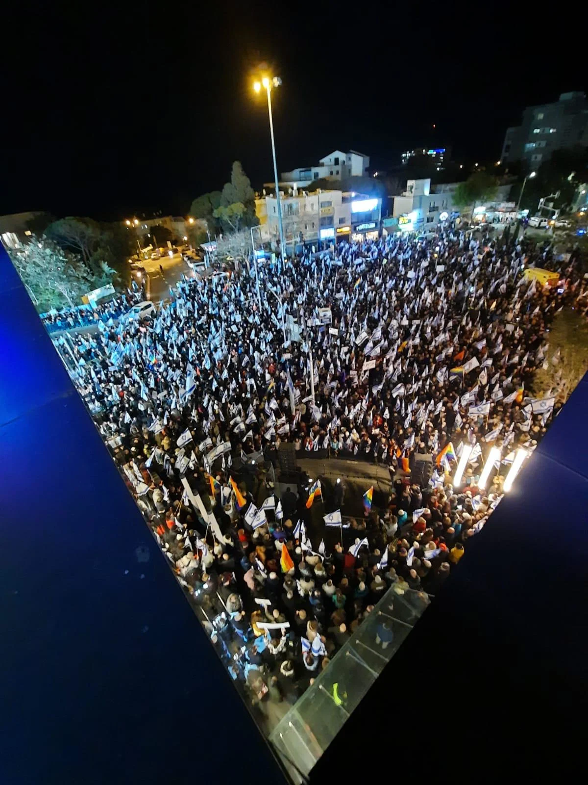 ההפגנה בתל אביב