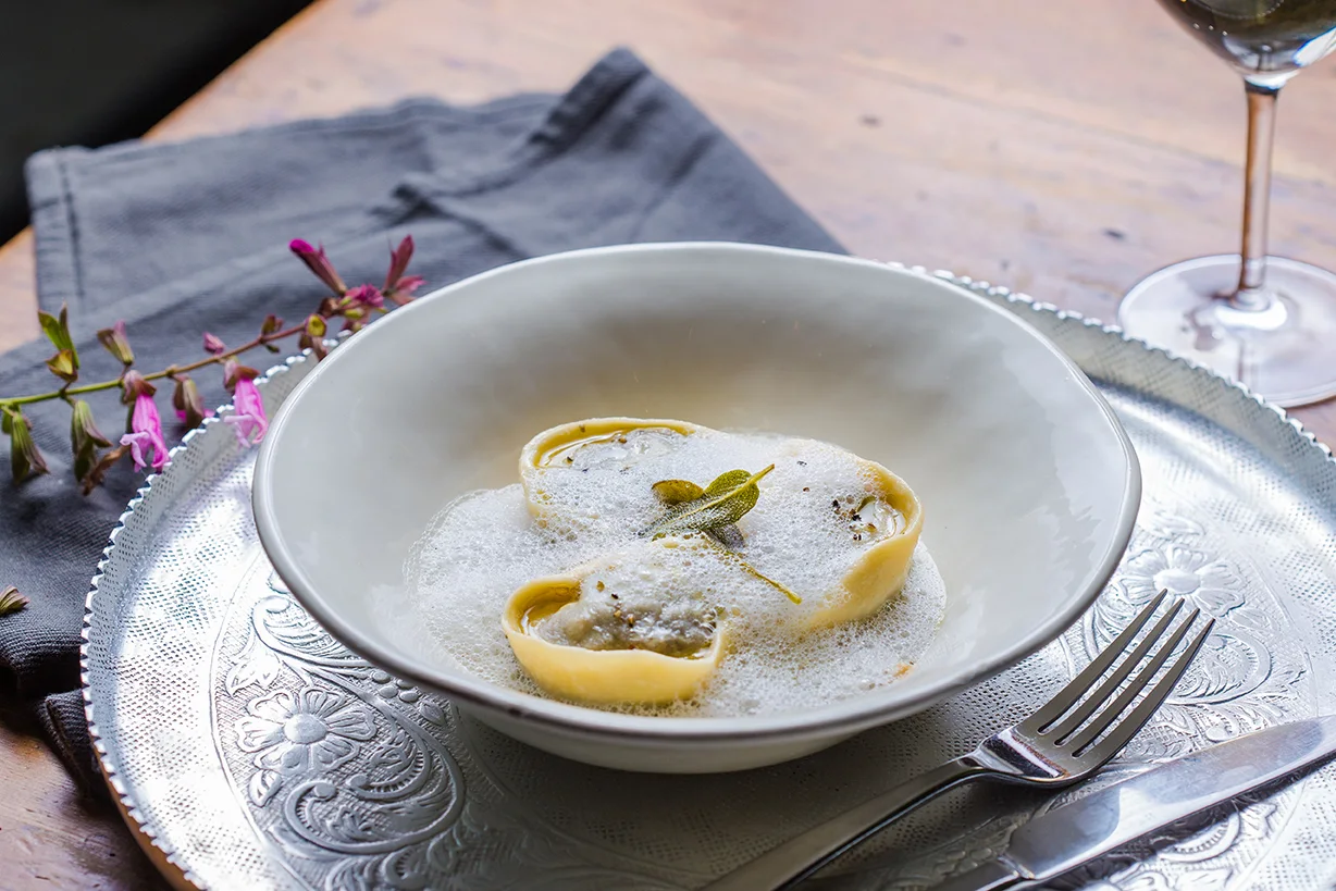 מסעדת קלארו, טורטליני שורט ריבס