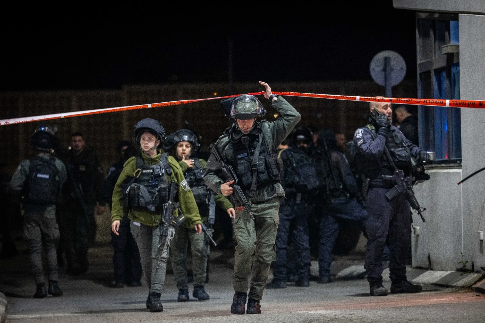 זירת הפיגוע במחסום שועפאט