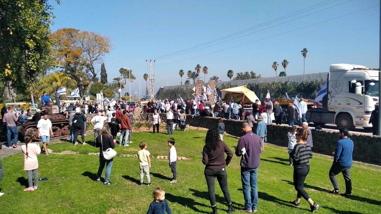 ''מסע טנק המגילה להחתמה על מגילת העצמאות''
