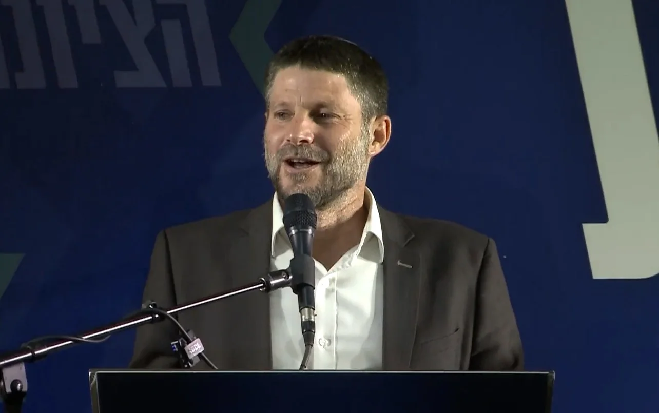 סמוטריץ' במסיבת העיתונאים