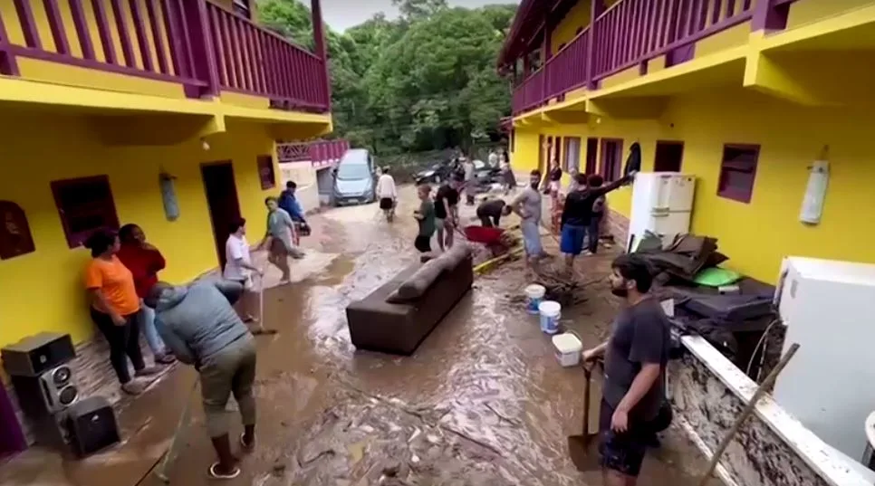 שכונה מוצפת בסאו פאולו