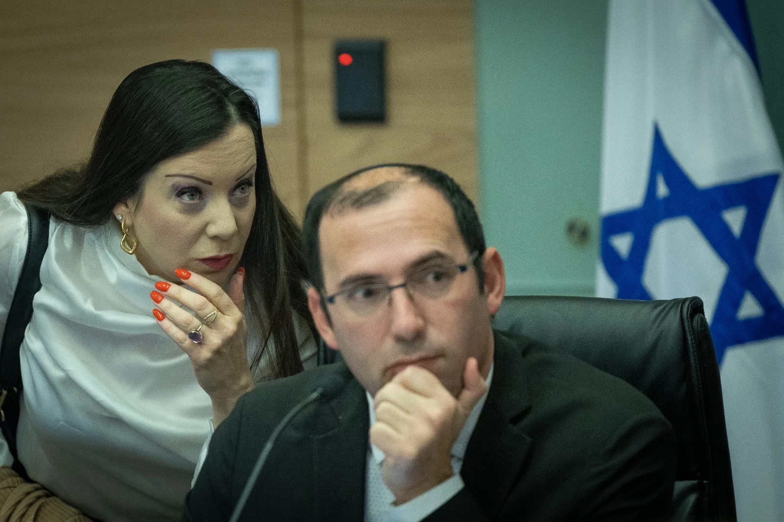 חברי הכנסת שמחה רוטמן וטלי גוטליב