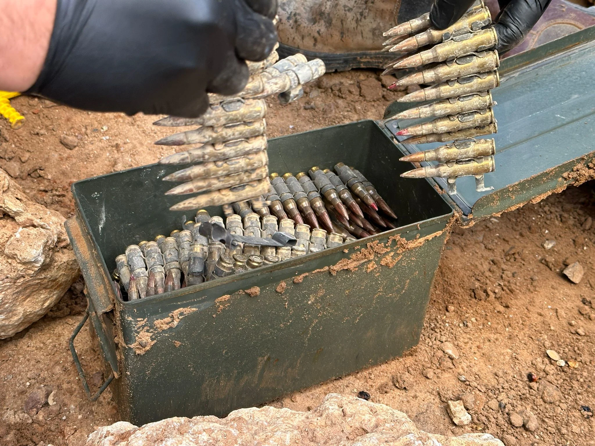 האמל''ח שנתפס בערערה שבנגב