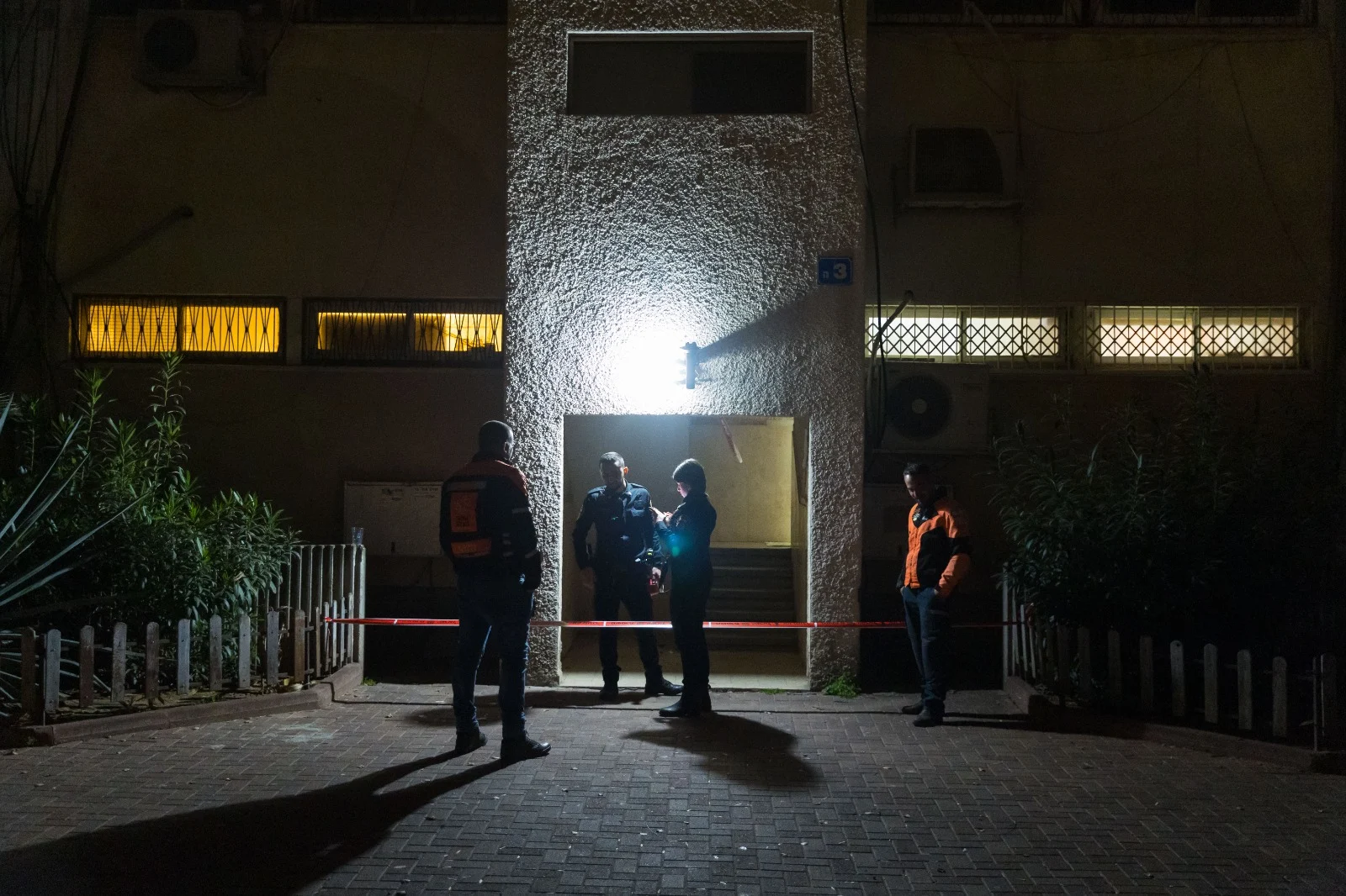 זירת הרצח באשדוד