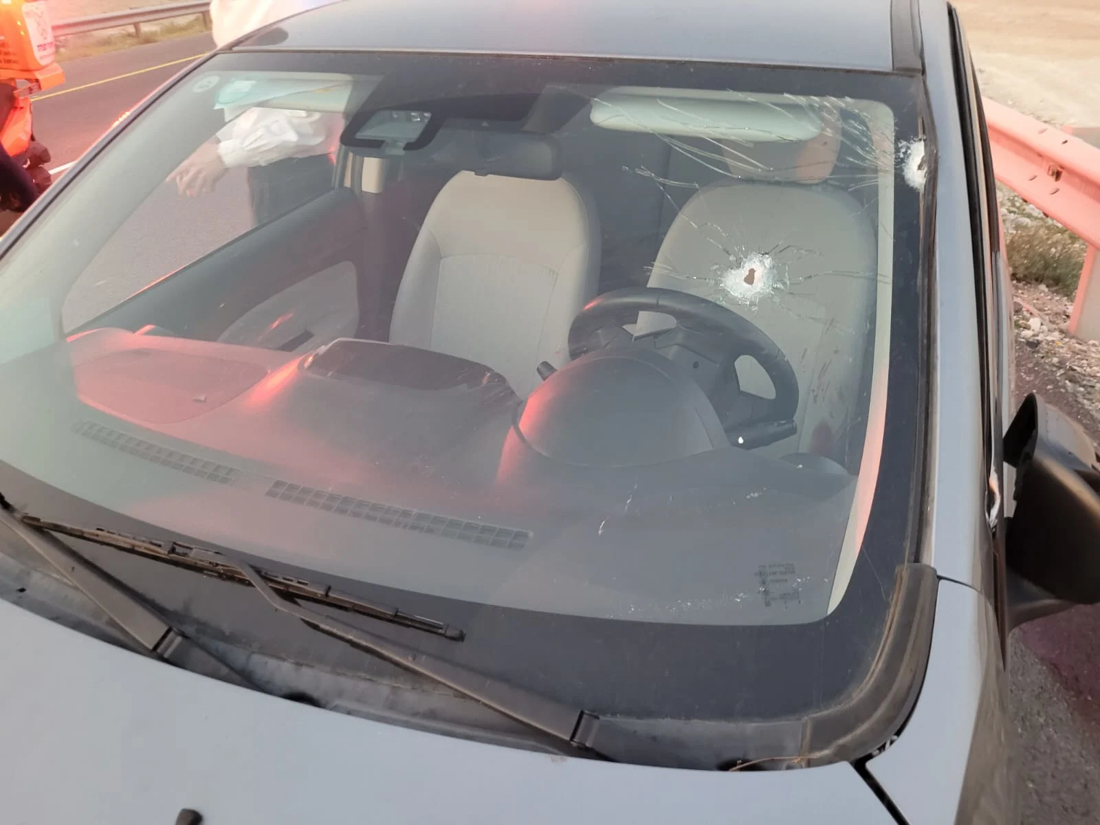 הרכב הירוי בפיגוע בצומת בית הערבה