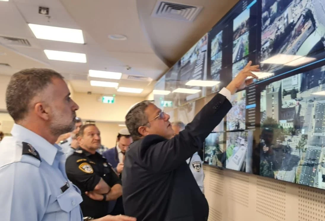 בן גביר בחפ''ק המשטרתי