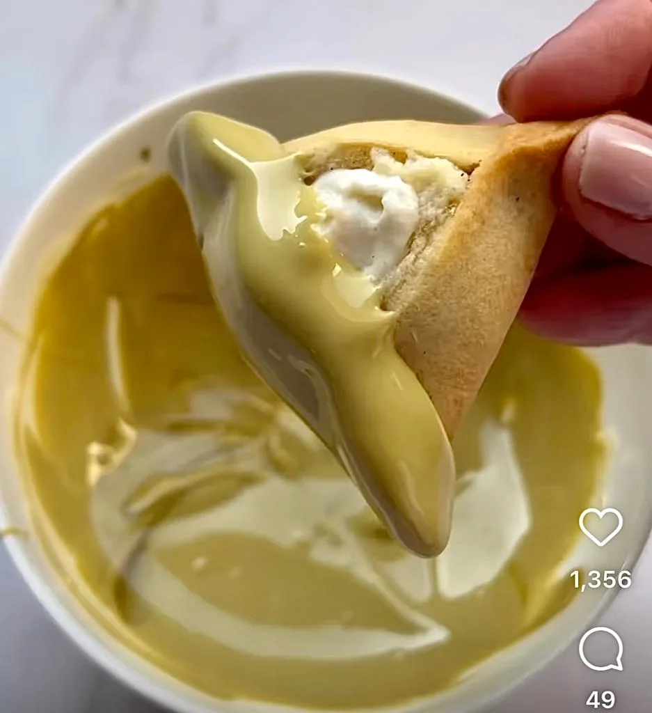 אוזני המן פיסטוק עוגת גבינה