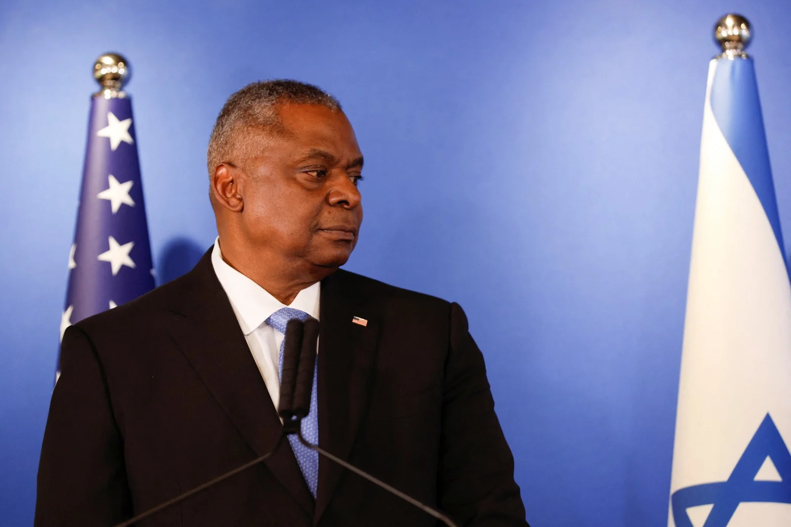 מזכיר ההגנה האמריקני לויד אוסטין בביקורו בישראל