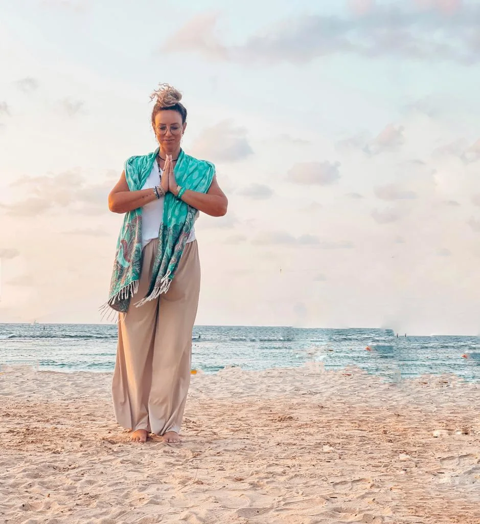 חוף הים שקיעה מדיטציה