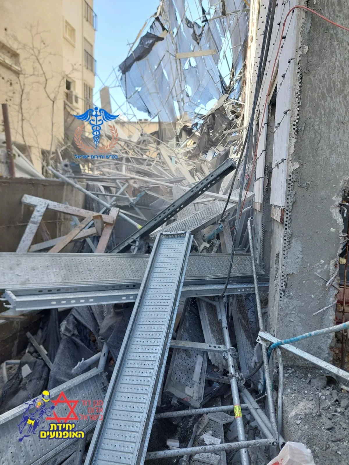 הפיגומים שקרסו ברמת גן