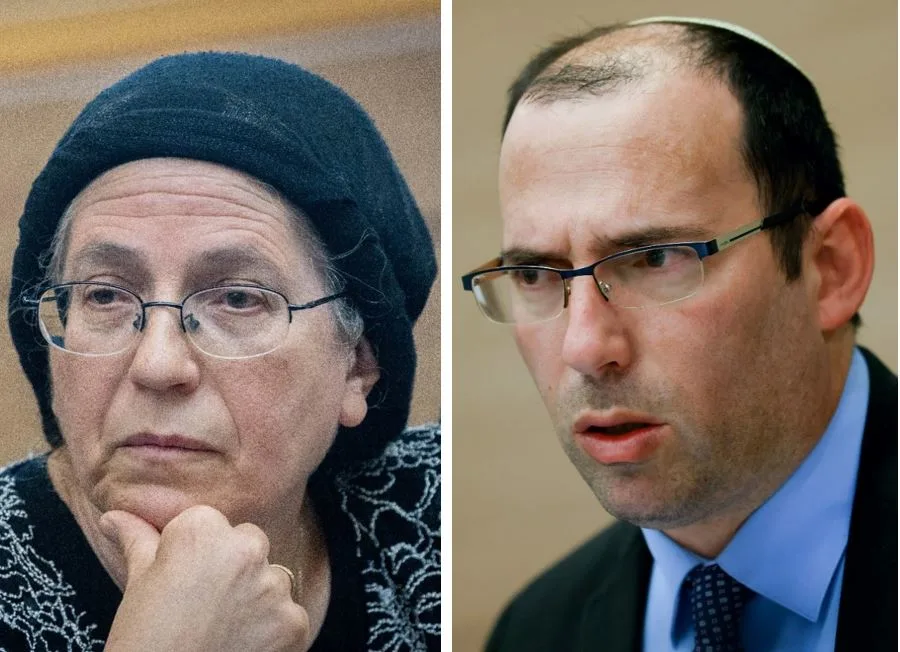 חברי הכנסת שמחה רוטמן ואורית סטרוק
