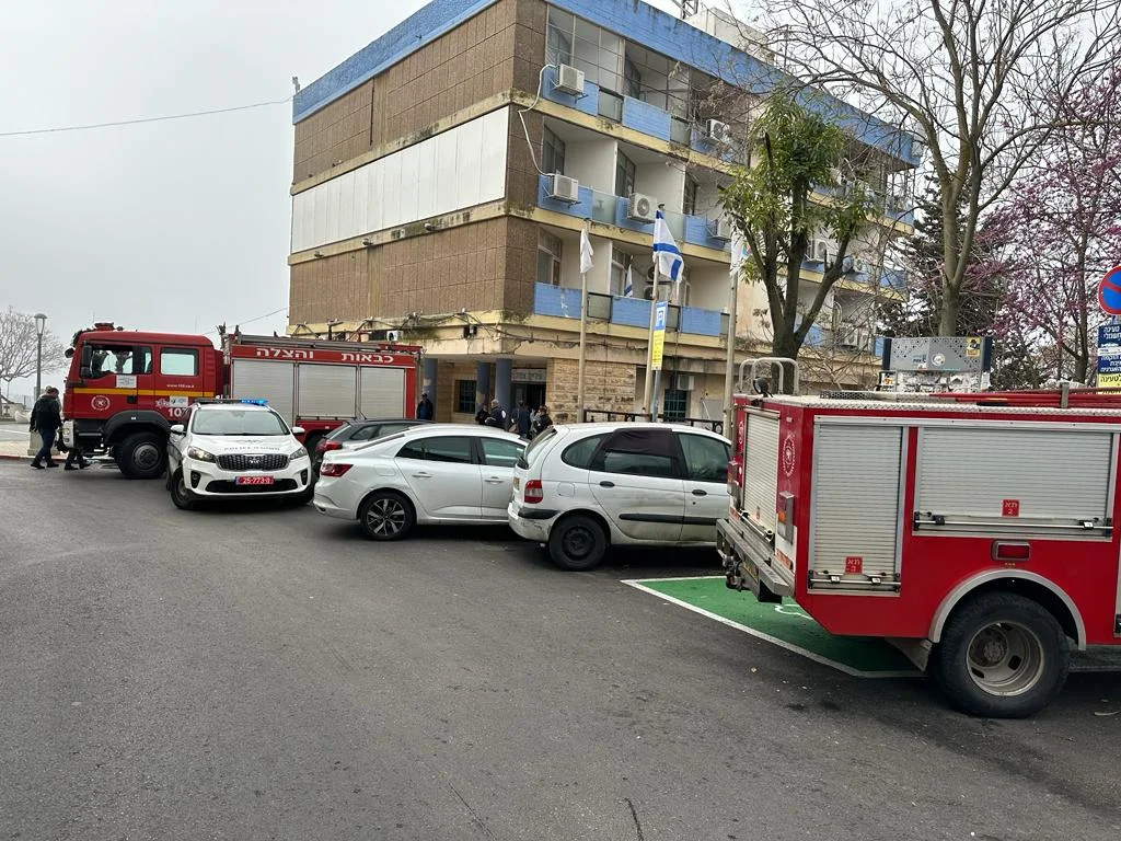 שריפה בעיריית צפת