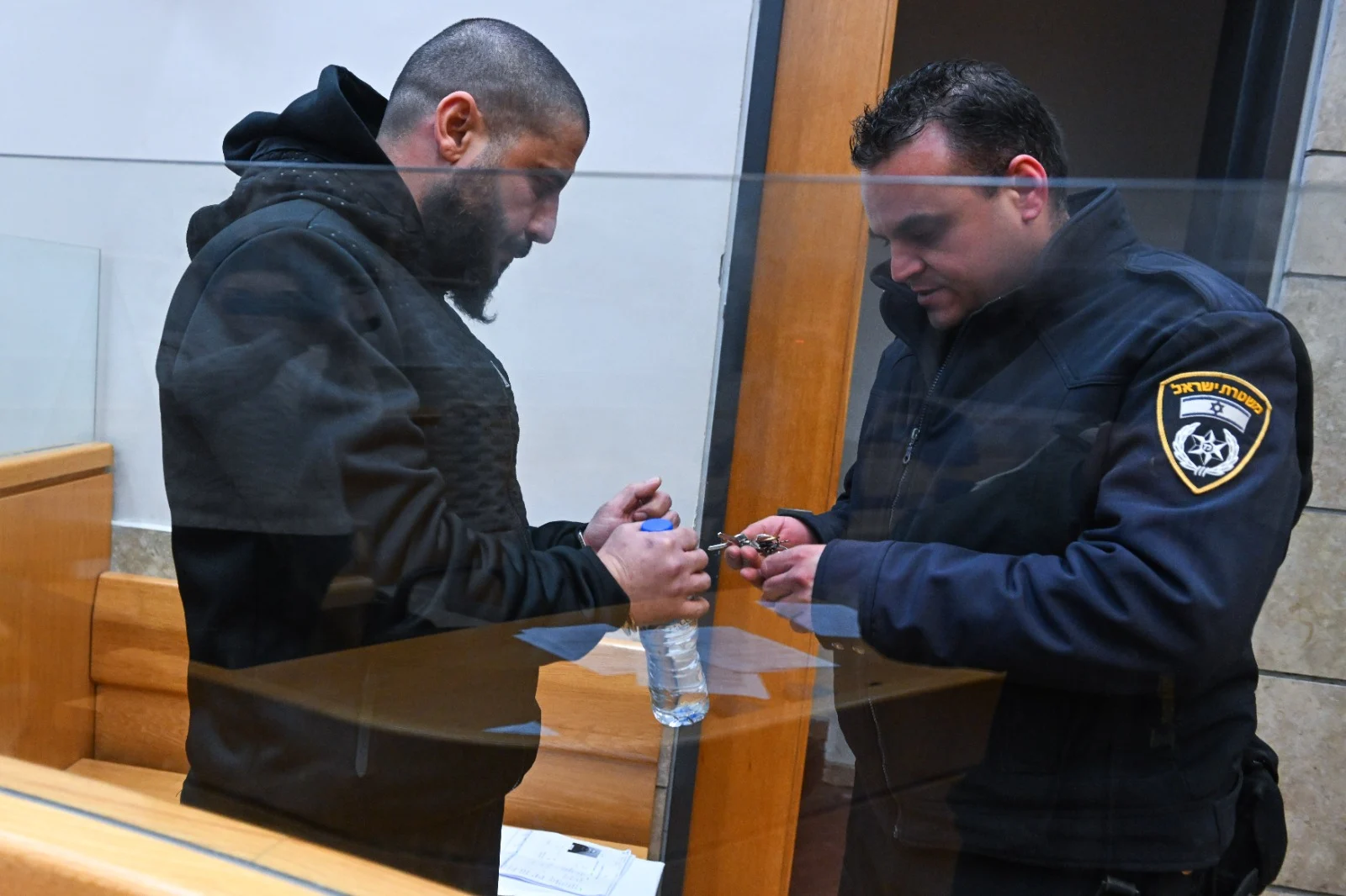 ראש ארגון הפשע נידאל אבו לטיף בבית המשפט