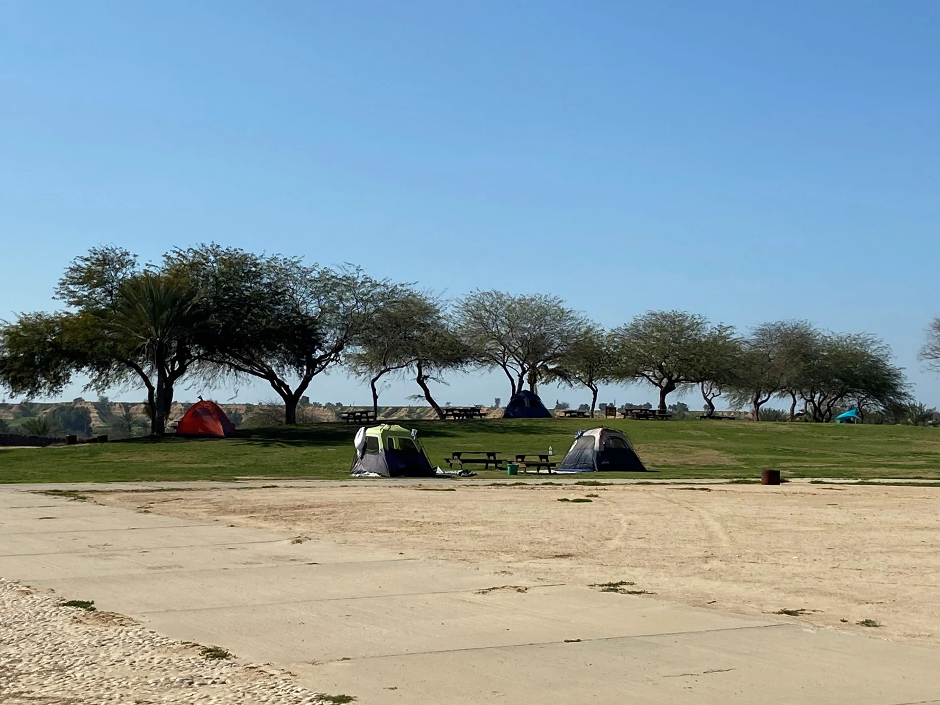 חניון לילה הבשור פארק אשכול