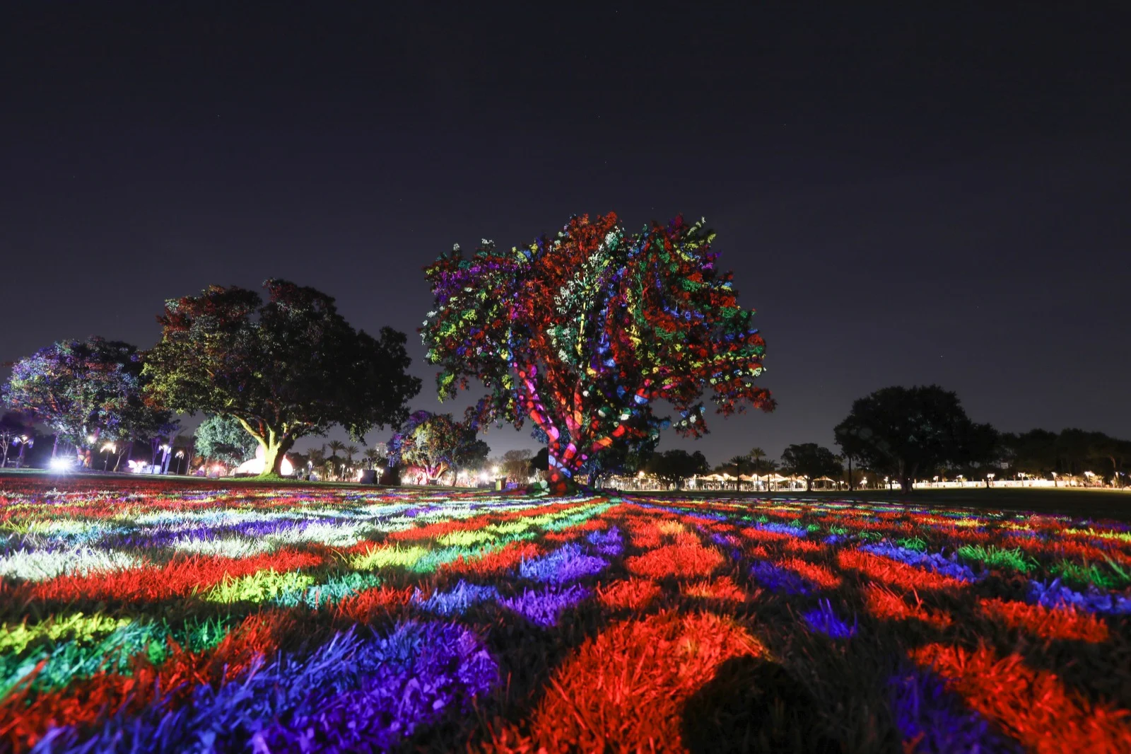מיצג אביב של צבעים ברמת גן