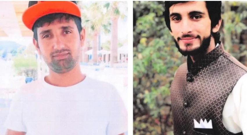 מימין: חידר אירתצ'א וחוסיין עביד