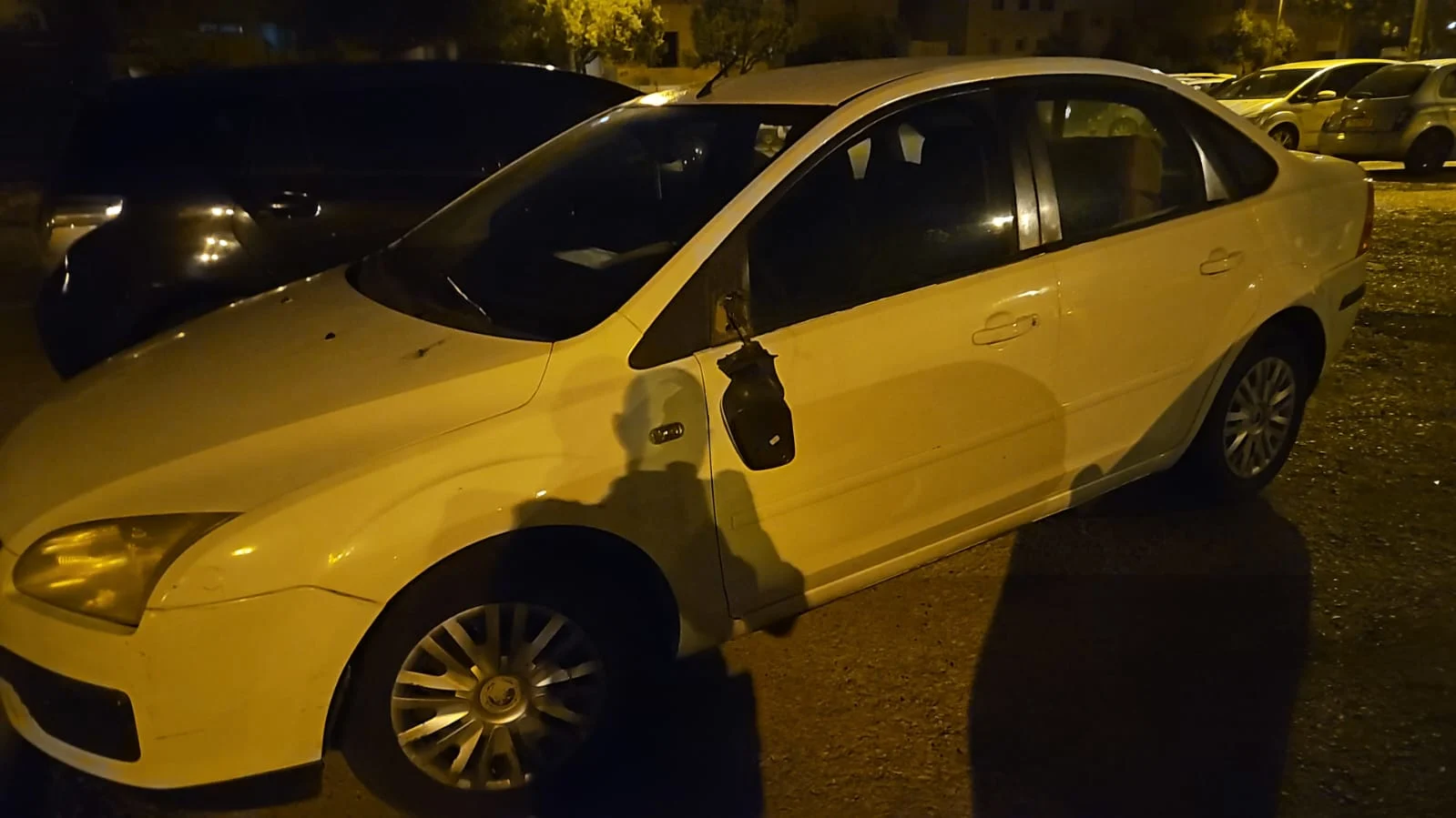 הנזק שנגרם לרכבים בשכונת נווה יעקב