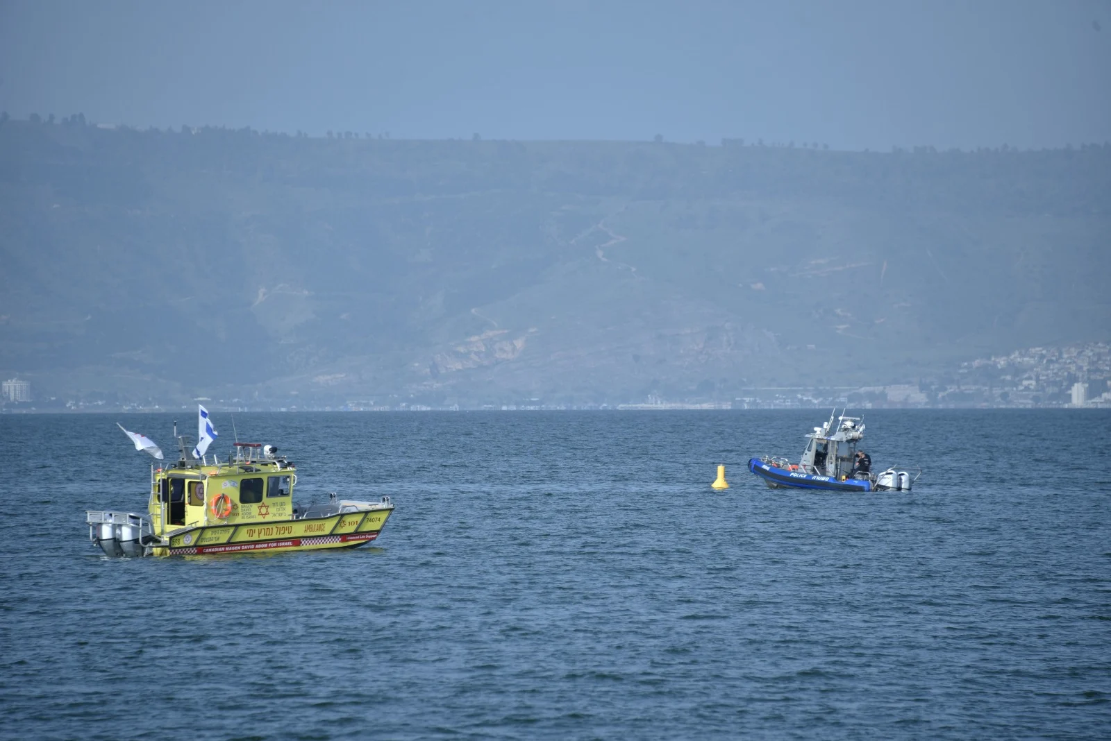 חיפושים אחר הצעיר הנעדר בכנרת