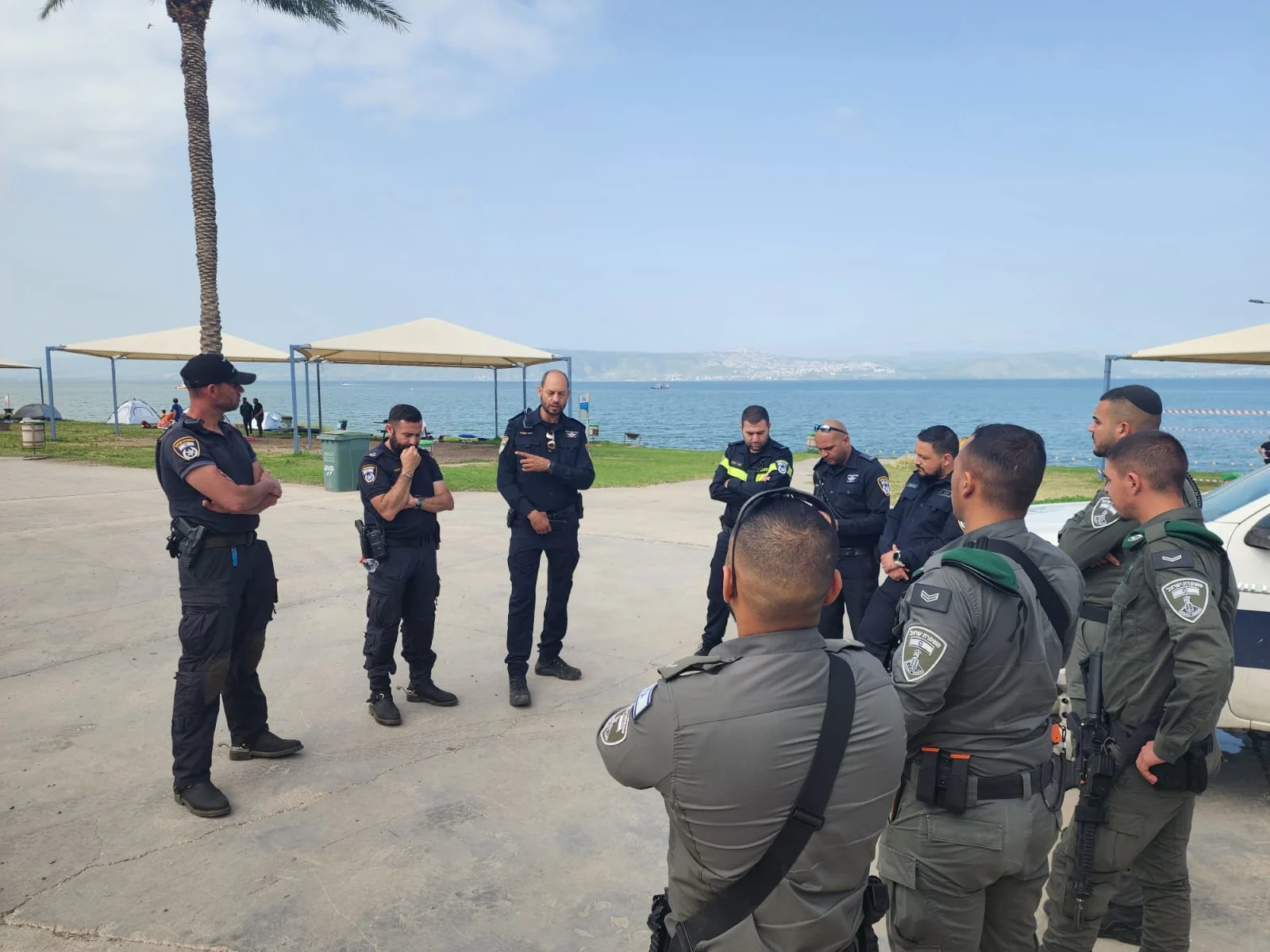 צוותי החיפוש בכינרת