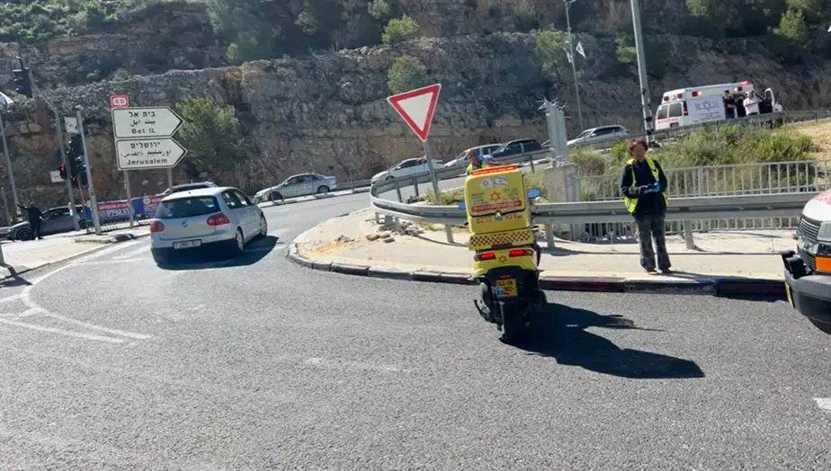 אמבולנס בשומרון, צומת המשטרה הבריטית, זירת הפיגוע בבנימין