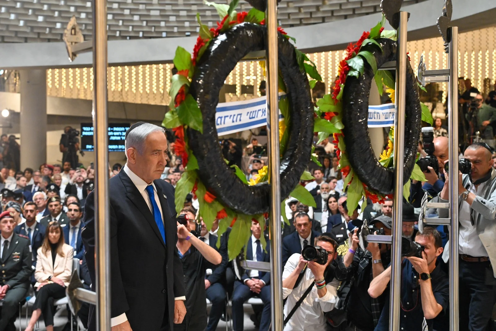 רה''מ נתניהו בטקס הממלכתי בהר הרצל