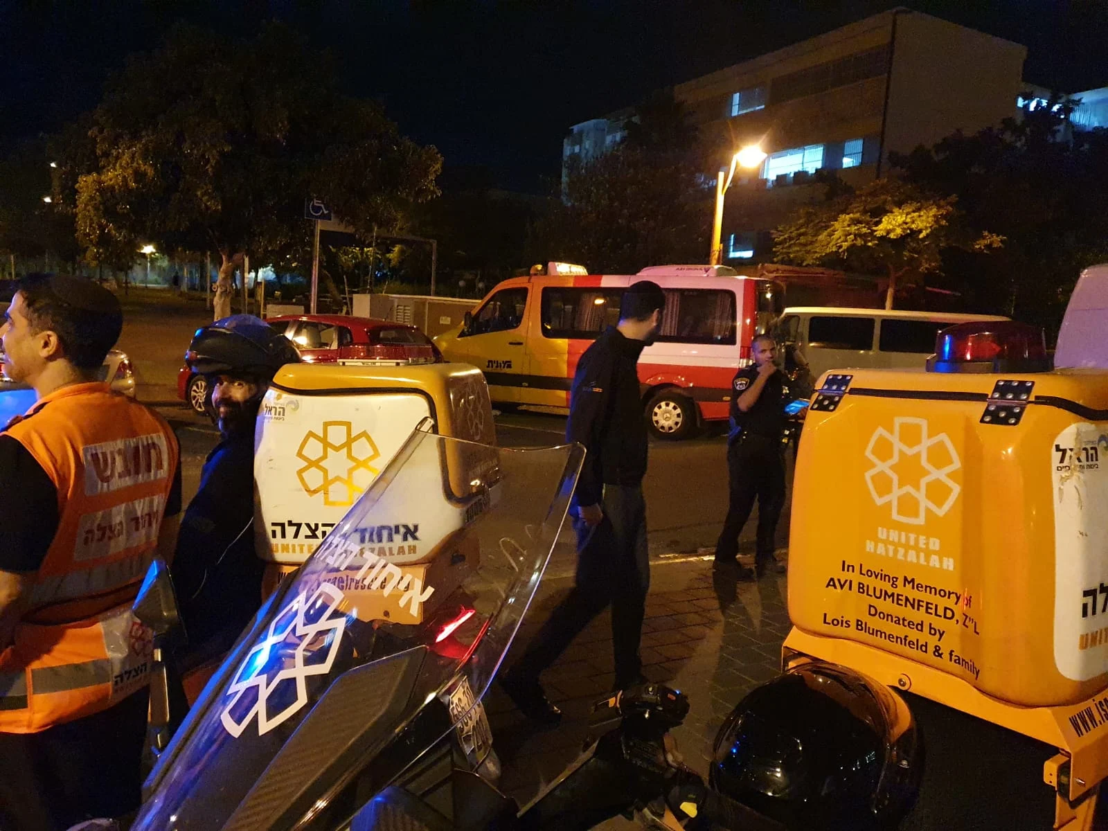 זירת האירוע בחולון