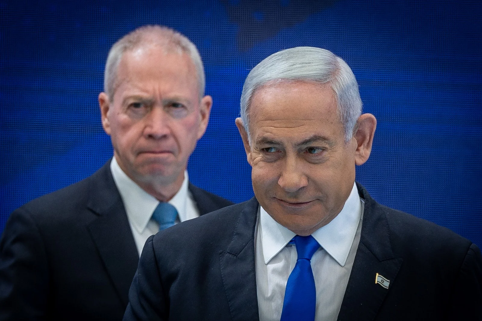 רה''מ בנימין נתניהו ושר הביטחון יואב גלנט