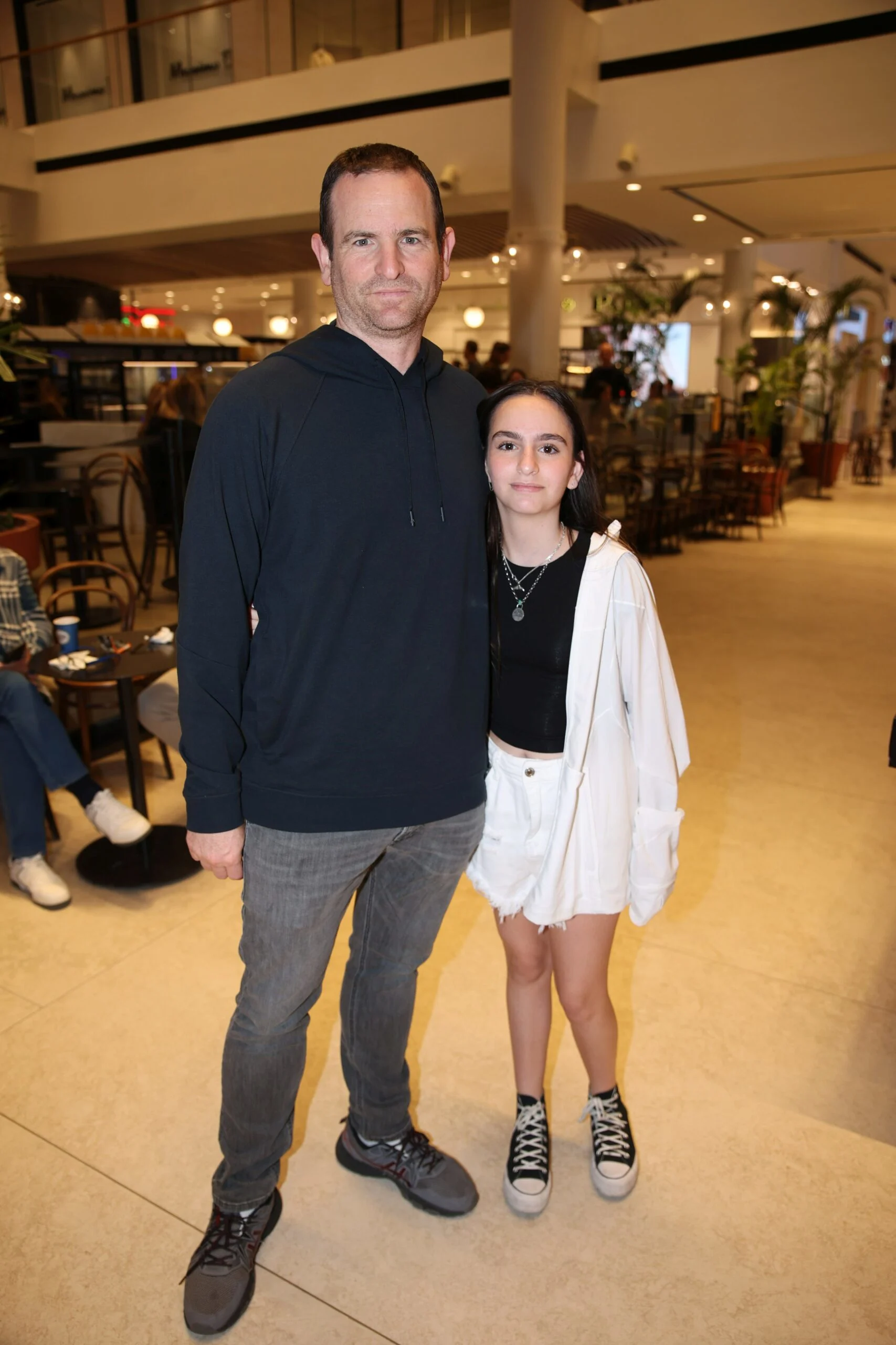 גילי מנקין ובתו אמלי