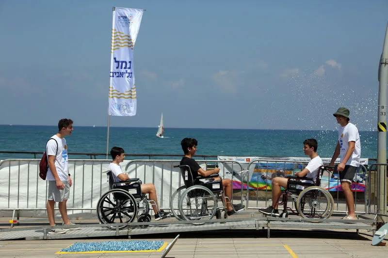 להרגיש נגישות בנמל תל אביב