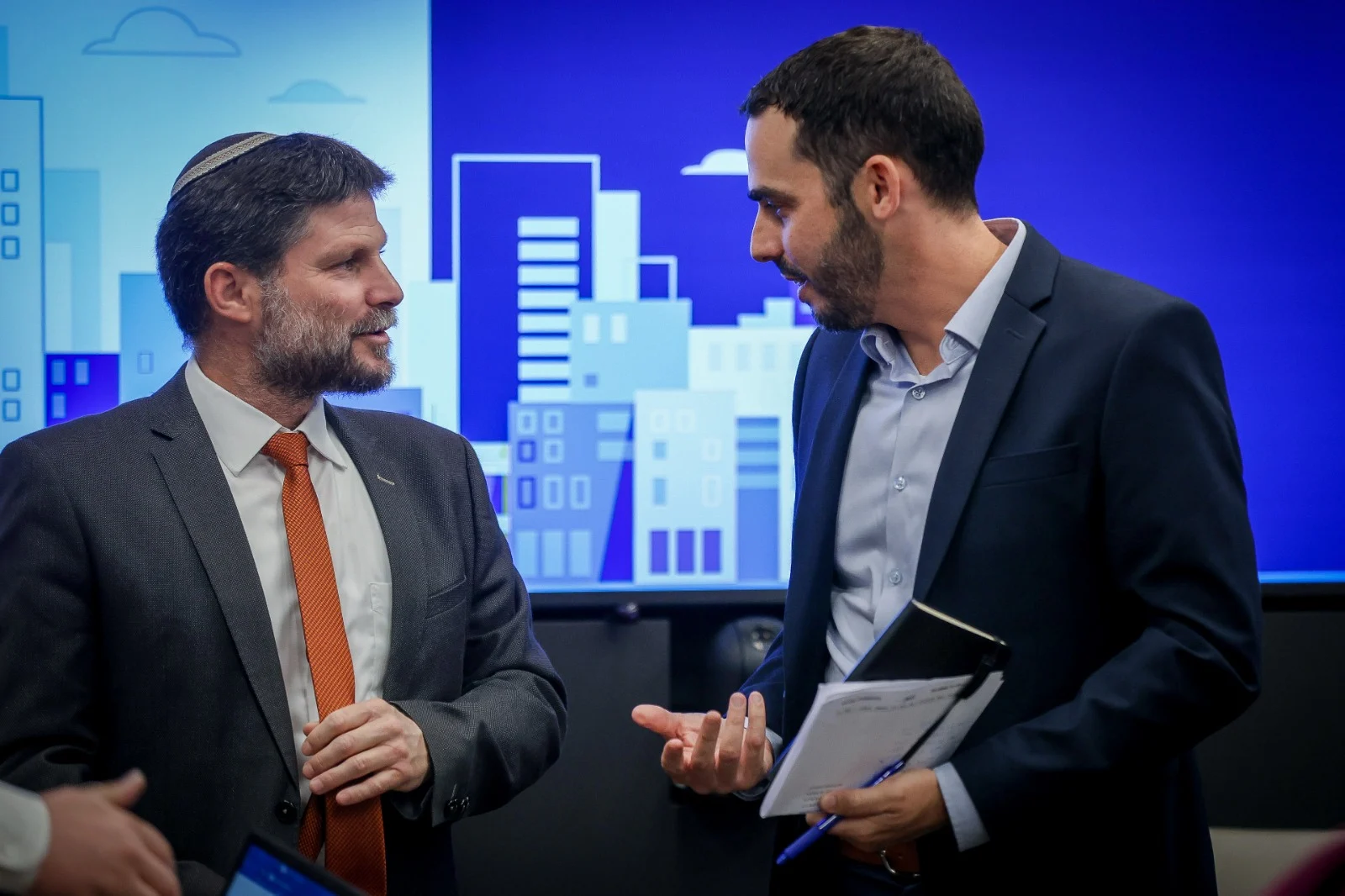 סמוטריץ' במסיבת העיתונאים